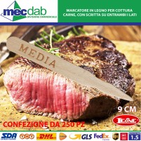 Marcatore In Legno Per Cottura Carne, Con Scritta Su Entrambi I Lati 9 Cm Leone|7,00 €