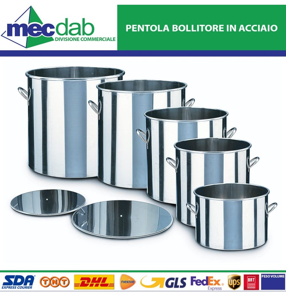 Bollitore In Acciaio Inox Professionale Per alimenti Caldaia Per Latte, Formaggio e Birra Artigianale|160,00 €