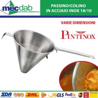 Passino/Colino In Acciaio Inox 18/10 Varie Dimensioni Pintinox