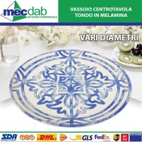 Vassoio Centrotavola Tondo In Melamina Vari Diametri Sevilla