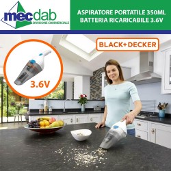 Aspiratutto Portatile Ricaricabile 3.6V BLACK+DECKER NVC115JL