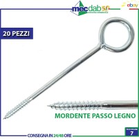 Vite Occhiellata In Acciaio Zincato Per Ponteggi e Impalcature Nobex|3,70 €