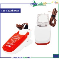 Galleggiante Per Elettropompe 12V / 20A Max IP68 Valex 1370848
