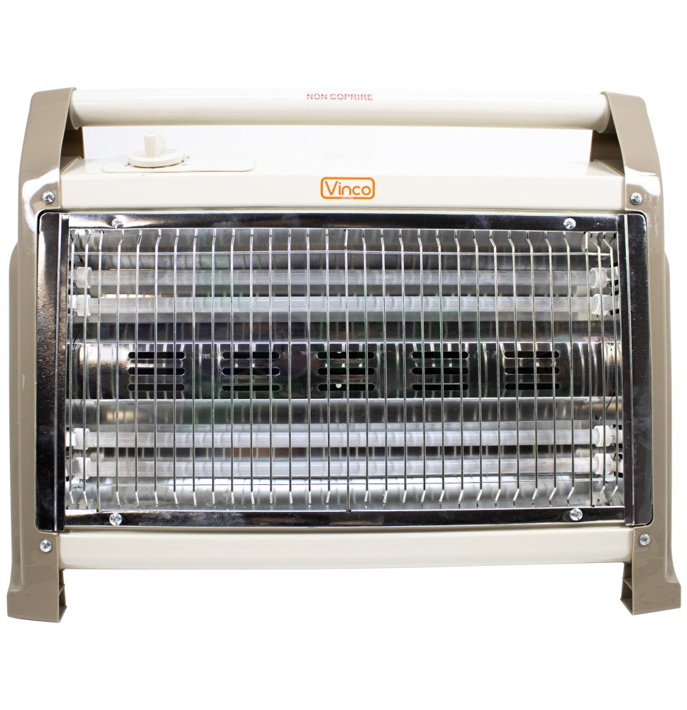 Stufa Elettrica al Quarzo 2 Elementi 1200W Riscalda Ambiente Vinco 70157|24,00 € Stufa Elettrica al Quarzo 2 Elementi 1200W Riscalda Ambiente Vinco 70157|24,00 €