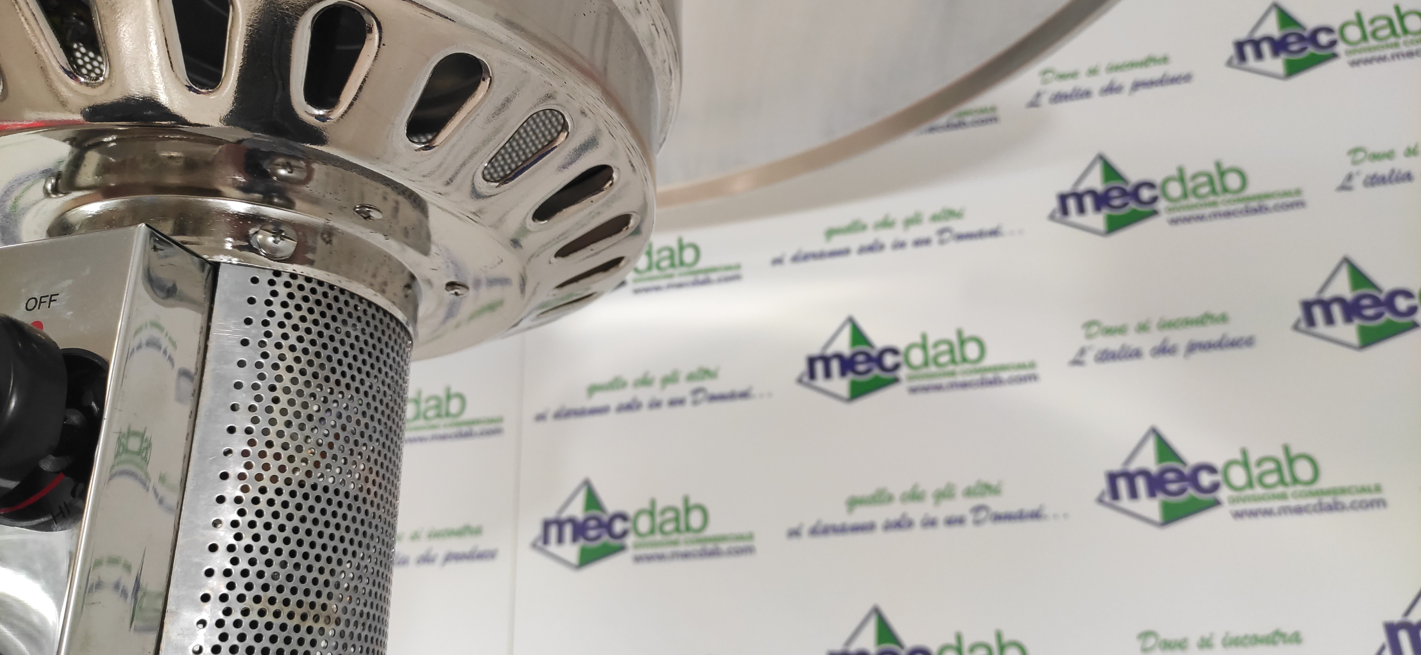 Stufa A Fungo A Infrarossi BAKAJI 2000W Per Esterni - IP44, Accensione A Corda, Per Patio E Giardino